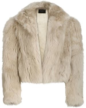 Heira Leatherwear Neutrals Aura Fur Coat - Natural
