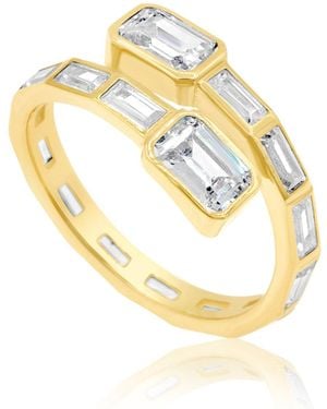 SHYMI Baguette Wrap Ring - Metallic