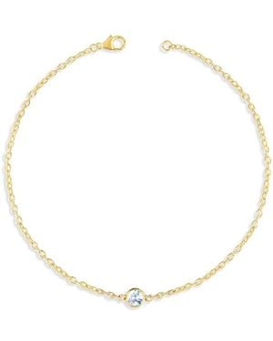 VicStoneNYC Fine Jewelry Solitaire Diamond Bracelet - Metallic