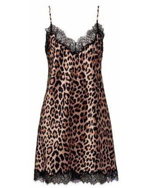 SAINTED SISTERS Scarlett Animal Chemise - Brown