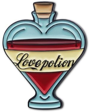 Make Heads Turn Enamel Pin Love Potion - Blue
