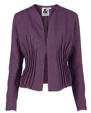 Taarach & Ampersand Captive Jacket - Purple
