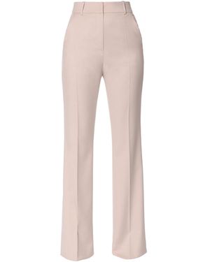 AGGI by HALEWSKI Neutrals Kyle Pearl Ivory High Waisted Pants - Pink