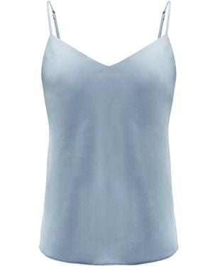 Riviera Soirée Winifred Satin Camisole - Blue