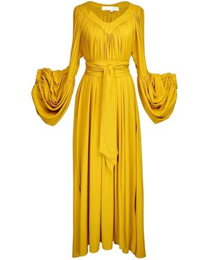 Jennafer Grace Saffron Stardust Dress - Yellow