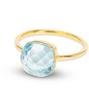 Amadeus Sophia Topaz Ring - Blue