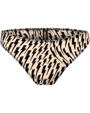 Ekcentrik Neutrals Thunderbeats Tattoo Cheeky Briefs - Black