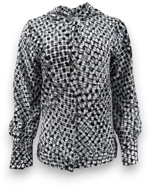 Monzlapur New York Digital Speck Mesh Hoodie - Black
