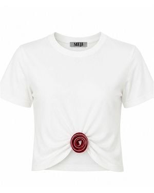 Meji Flower T-Shirt - White