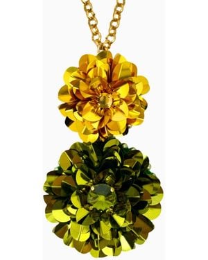 PINAR OZEVLAT Verdara Lariat & Artichoke - Yellow
