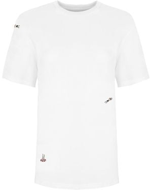 INGMARSON Swimmers Embroidered T-Shirt - White