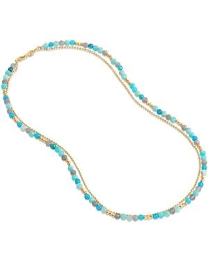 Dower & Hall Ocean Orissa Necklace - Blue