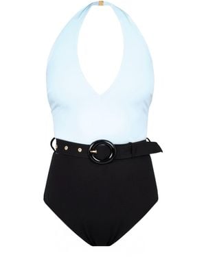 Kikki-G Swimwear Kiva Belted One Piece - White