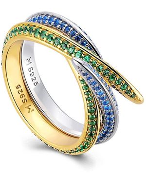 Meulien Pointed Curve Ring - Metallic