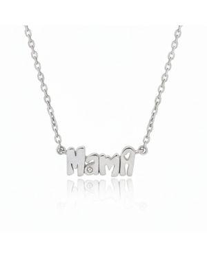 Frenvyrn Mama Sterling Necklace With Sapphire - Blue