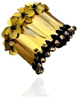 PINAR OZEVLAT Gardenia Cuff - Yellow