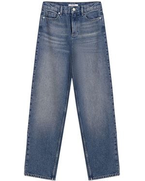 Nocturne High-Waist Barrel Leg Jeans - Blue