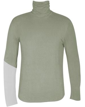 carlton jones Neutrals Superhero Turtleneck - Green