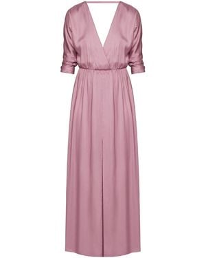UNDRESS Cecilia Oversized Kimono Sleeve Maxi Dress - Purple