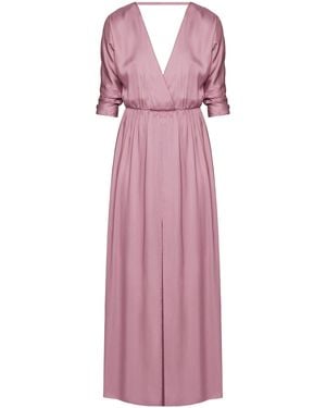 UNDRESS Cecilia Oversized Kimono Sleeve Maxi Dress - Purple