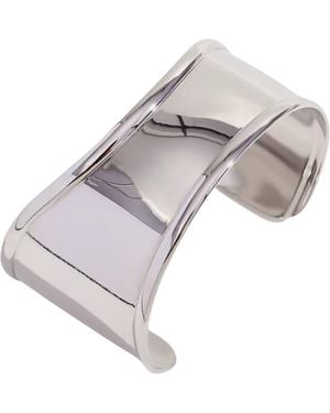 Olivia Le Abstract Statement Cuff Bracelet - Grey