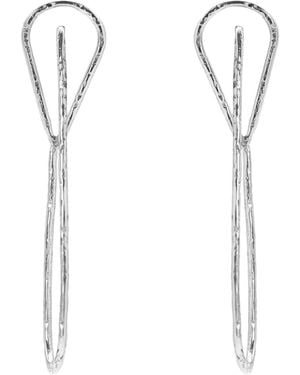 Karizia Mx Trazo Earrings - White
