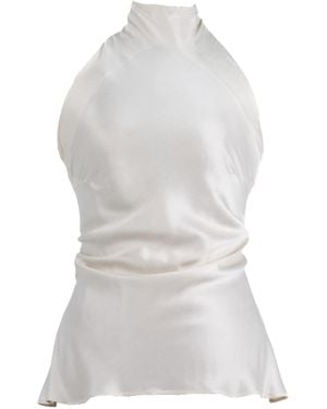 The Ethos Studio Alica Top, Silky - White