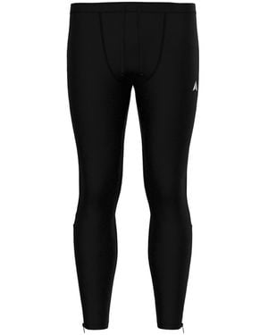 Aora Athletics Hybrid Kanzai Eco-Friendly Compression Tights For – High-Stretch Supportive Sustainable Leggings - Black