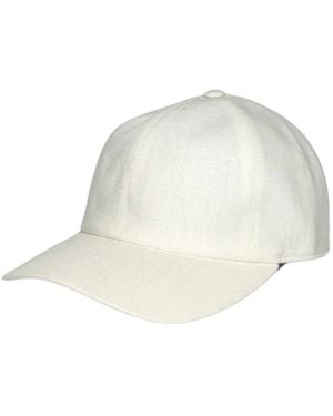 Cachemio Linen Baseball Cap - Natural