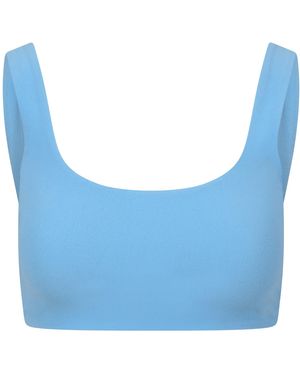 Blake Swimwear Scoop Bikini Top - Blue