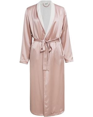 Manitu Silk Terry Robe - Pink