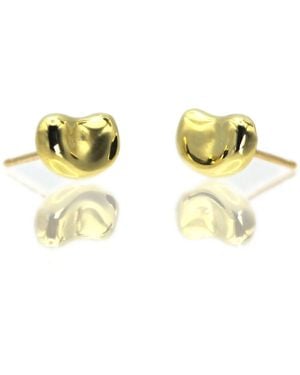 VicStoneNYC Fine Jewelry Sterling Bean Earrings - Metallic