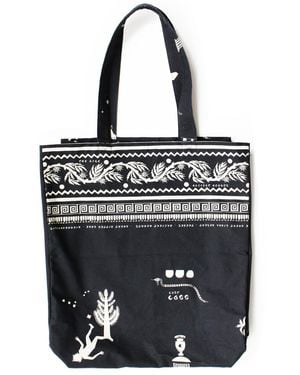 Klements Ancient Hearts Tote Bag - Black