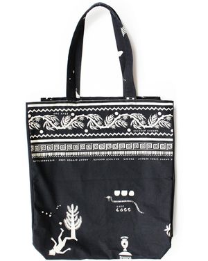 Klements Ancient Hearts Tote Bag - Black