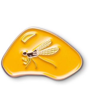 Make Heads Turn Enamel Pin Amber - Yellow