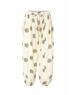 Par Y Escala Sl Bee Trousers - Natural