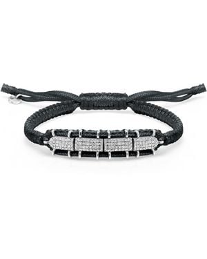 Caravan of Stones Row Bracelet - Black