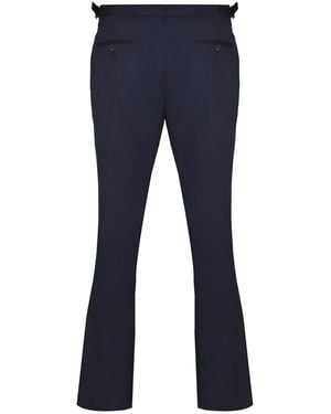DAVID WEJ Ashford Relaxed Trouser With Side Adjusters - Blue