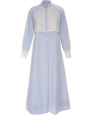 Sofia Tsereteli Cotton Chemise - Blue