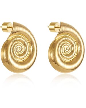 The Perfect Hoop The By The Sea Earring - Metallic