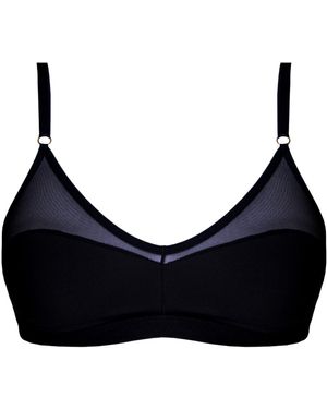 Zelf Intimates Stella Bralette Top Recycled - Blue