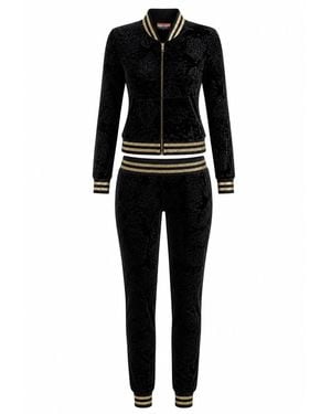 Maui X Lolita Royalty Velour Tracksuit - Black