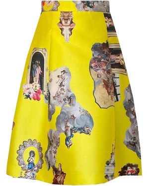 Maxjenny Knee-Length Skirt - Yellow