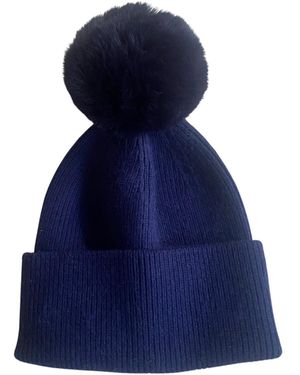Lula-Ru Cashmere Hat - Blue