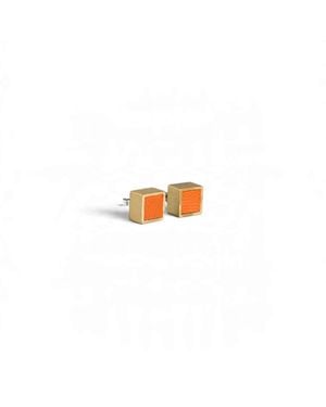 Svetlana Vukov Cube Stud Earrings - White