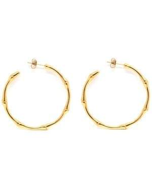 Salty Cali Bamboo Hoops - Metallic