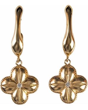 IN CAUDA VENENUM Fortune Earrings - Metallic
