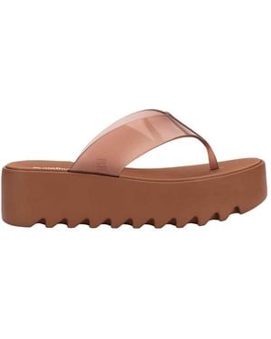 Melissa Thong Platform - Brown