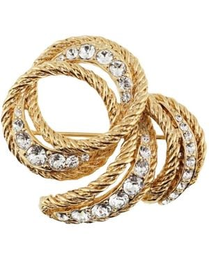 Grosse Crystal Swirl Brooch, Series Reproduction - Metallic