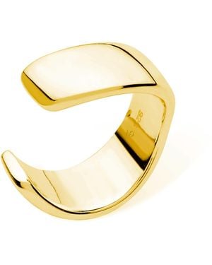 Lucy Quartermaine Flat Plain Cuff - Metallic